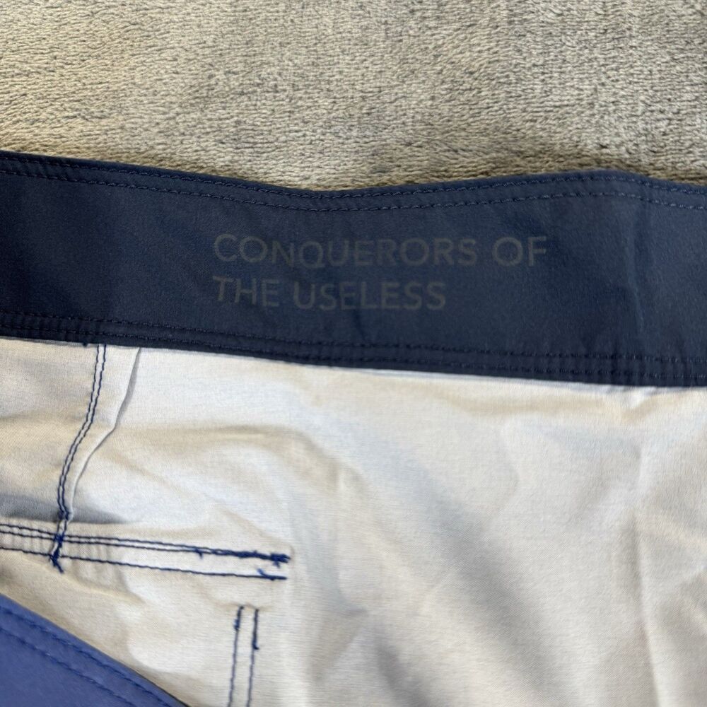 Patagonia Sz 42 Hydropeak 18’ Boardshorts Santa Cruz Stripe Superior Blue NWOT - Picture 7 of 16